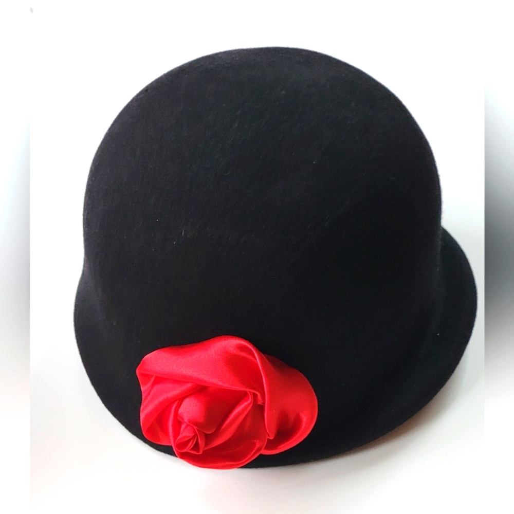 San Diego Flapper Wool Felt Cloche